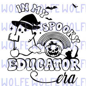 In My Spooky Educator Era - PNG-, SVG- und AI-Dateibündel