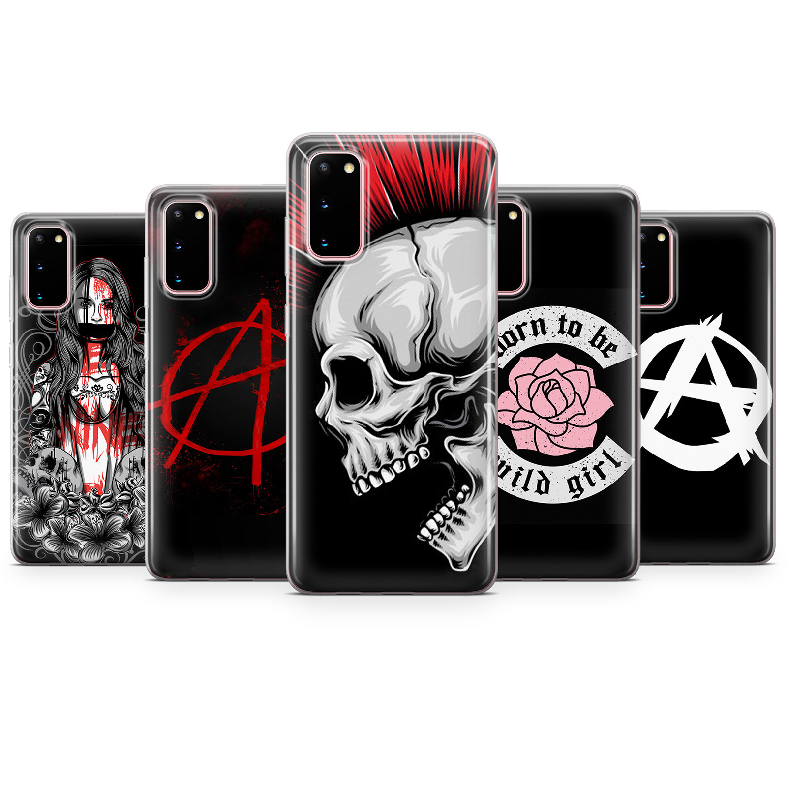 Anarchy Punk Protestant Rock Phone Case Cover for iPhone 7 8 Etsy