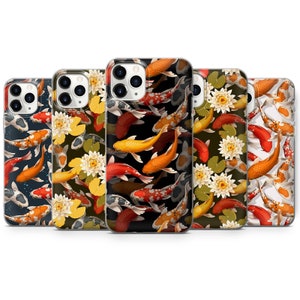 Koi Fish Harmony Yin-Yang Funda de funda de teléfono para iPhone 7, 8, XS, XR, 11PRO y Samsung S7, S8, A6, HUAWEI P20 P30 S92