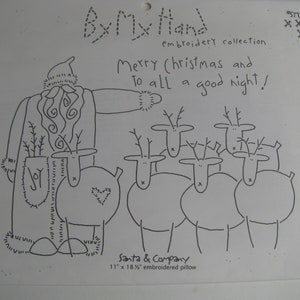 Santa & Company by By My Hand - a division of Country Stitches