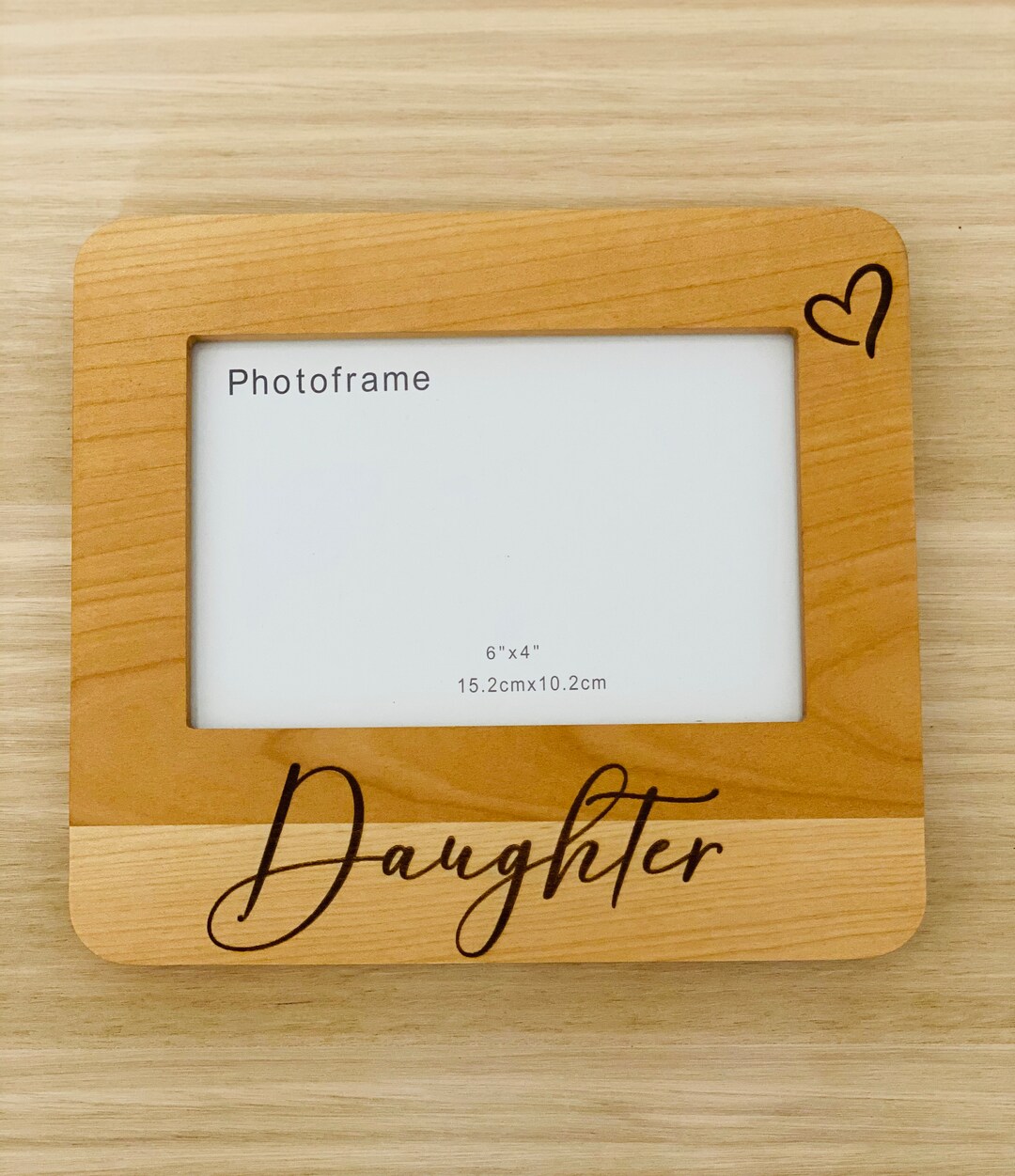 Personalised Laser Engraved Photo Frame Photo Size Etsy.de