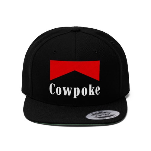 Cowpoke Hat Flat Bill - Etsy