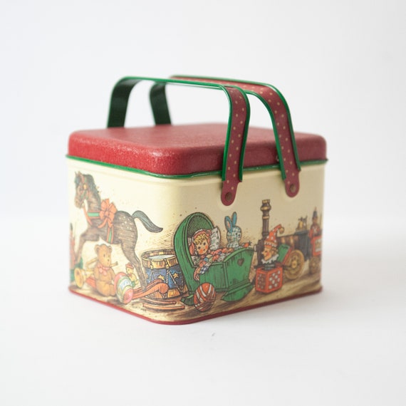 Vintage Potpourri Press Rectangle Christmas/holiday Toys Tin Etsy