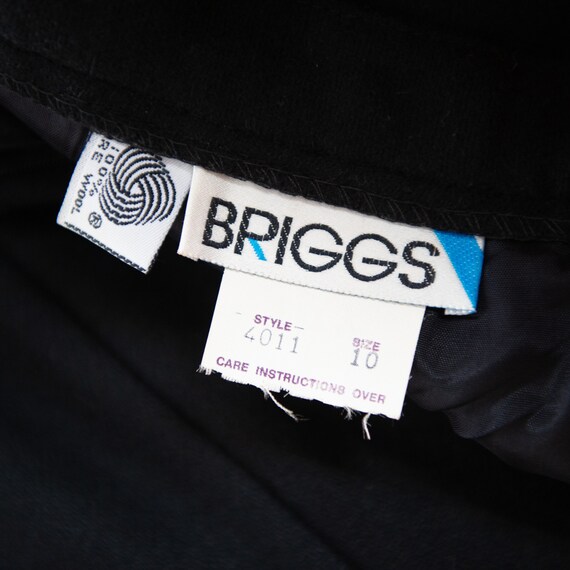 Vintage Briggs Classic High Rise 100% Wool Pencil… - image 8