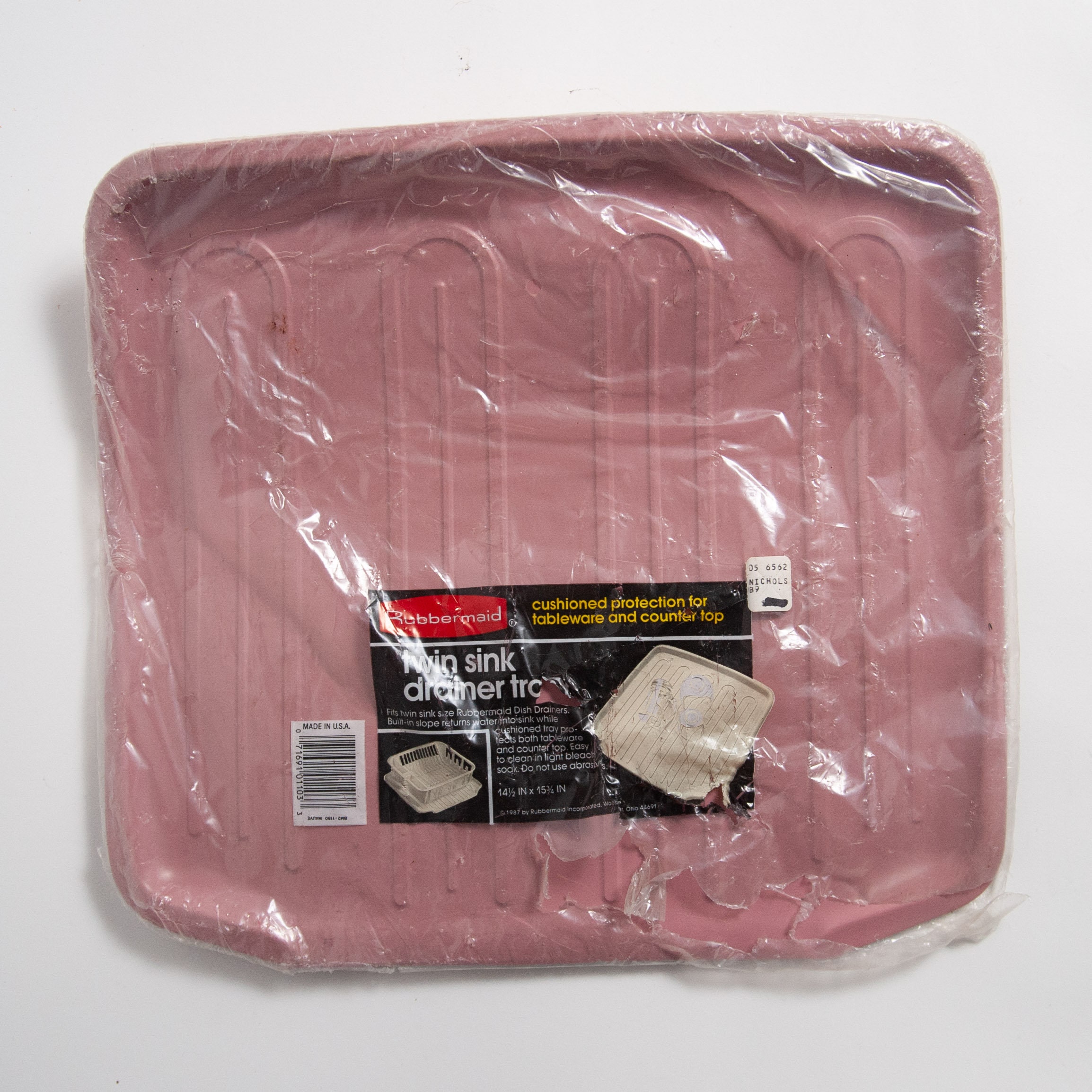 Plastic Dish Rack - Soft Pink