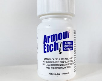 ARMOUR ETCH - Glass Etching Cream for Stencils | Glass Designs