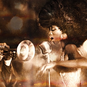 FINE ART « Old Jazzy time » limited edition Giclée Print. Digital illustration painting. 3 sizes available.