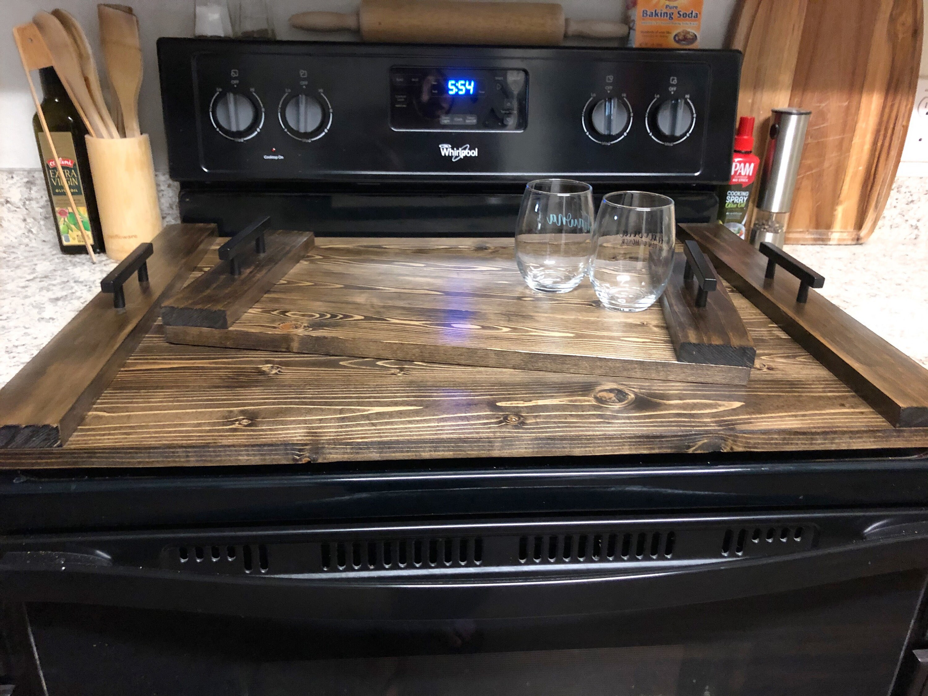 Kitchen Stove Top Cover; Noodle Board; Wooden Cover for Stove