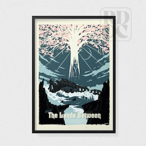 Elden Ring Travel Poster - Vintage Travel Poster Art - Elden Ring Poster Print - Souls Poster