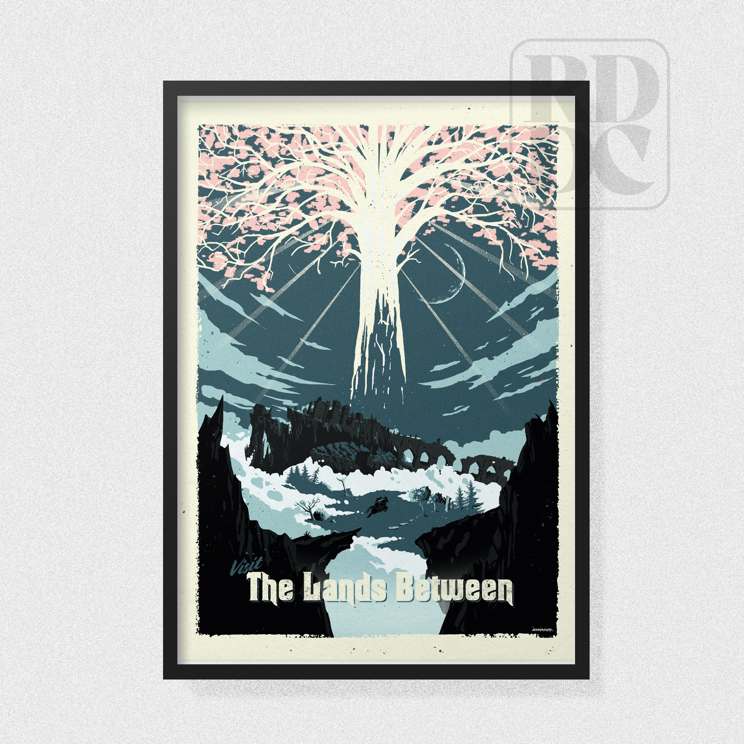 Elden Ring Travel Poster - Vintage Travel Poster Art - Elden Ring