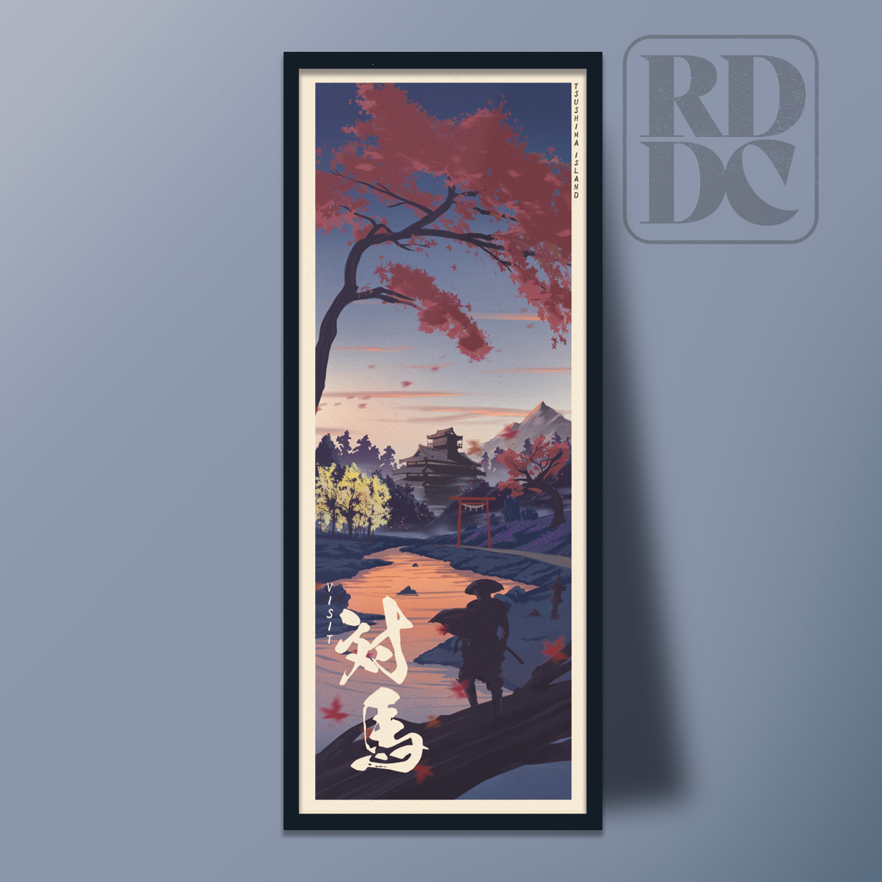 Ghost of tsushima poster - Etsy 日本