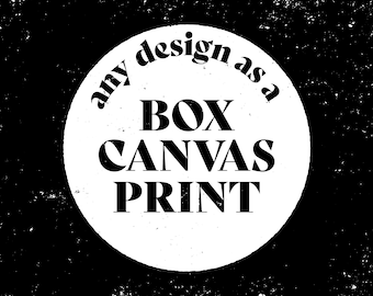 Custom Design Canvas Print - Full Color Inkjet, Signed & Dated