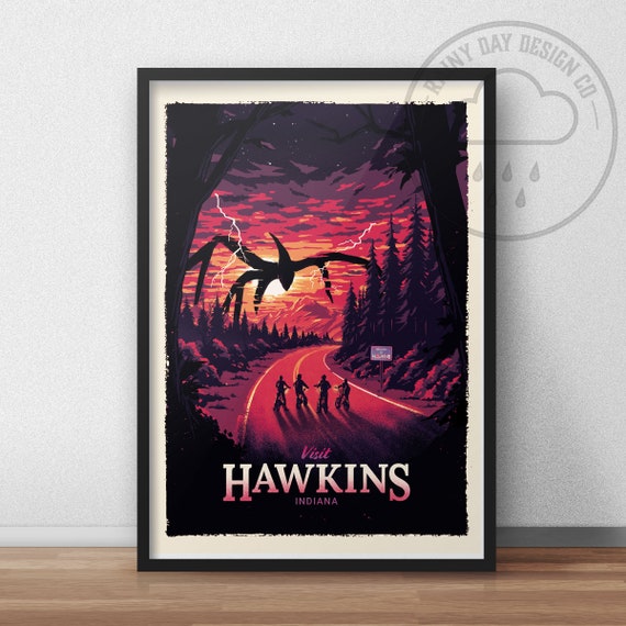 Stranger Things 5 Hawkins Will Fall Season 5 Home Decor Poster