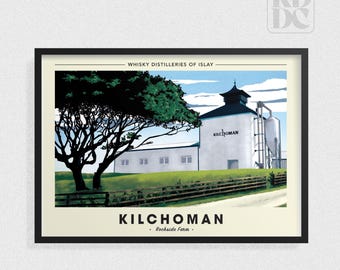 Whiskybrennerei Poster - Schottland - Kilchoman Distillery - Whisky Wandkunst
