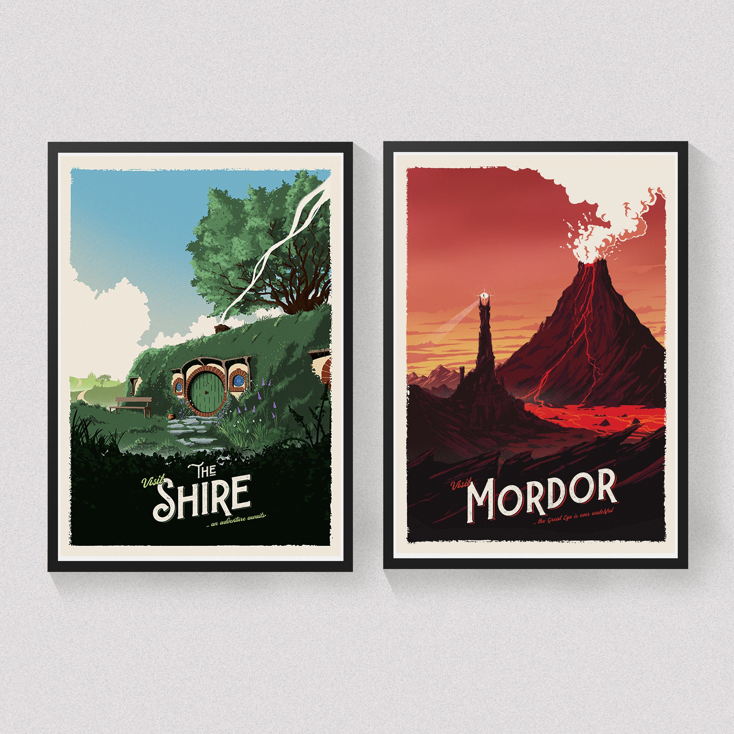 Etsy lord of the rings best sale art