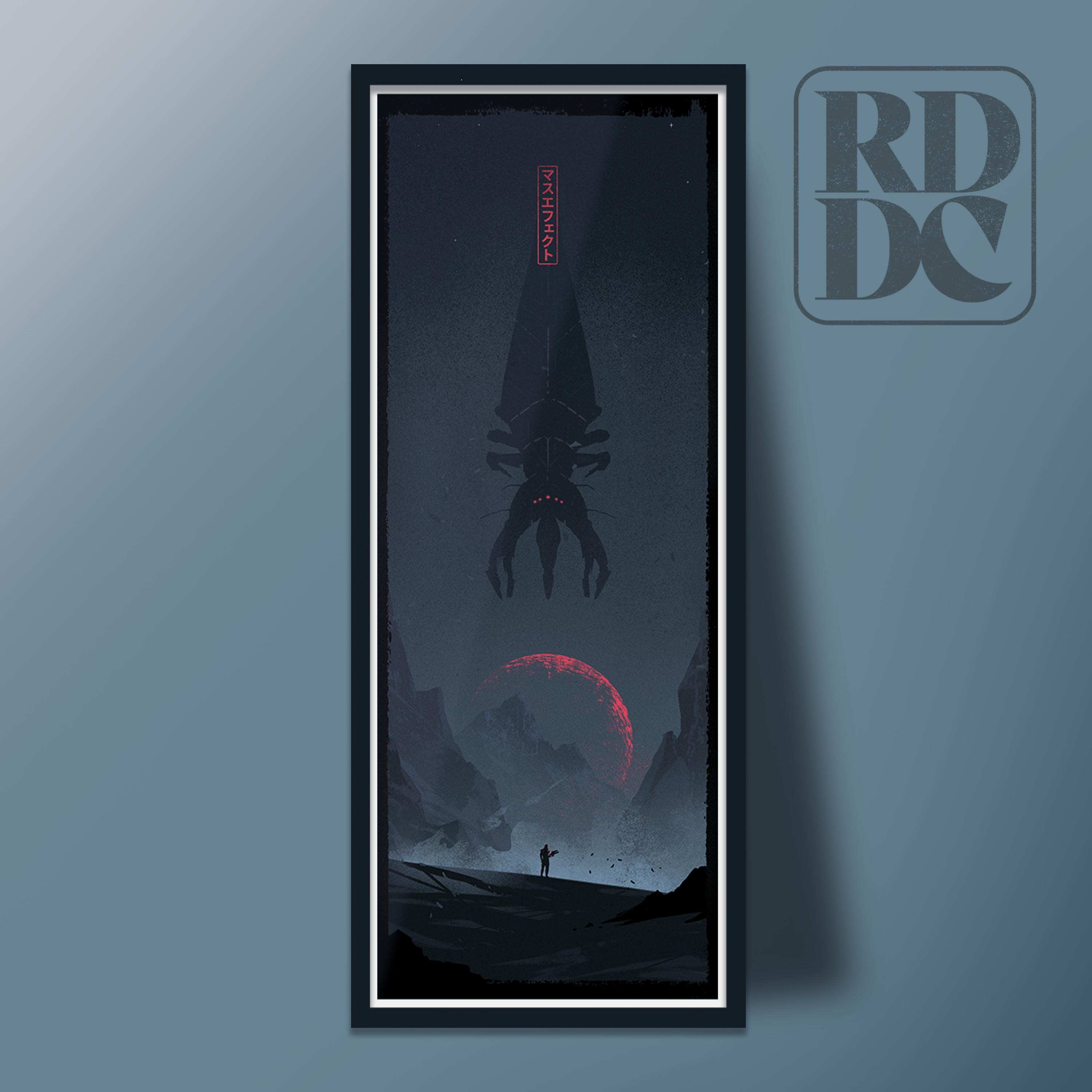 Mass Effect Poster - Video Game Poster, Video Game Art, Prints, Gamer Room Decor, Gaming Prints, Gaming Wall Art