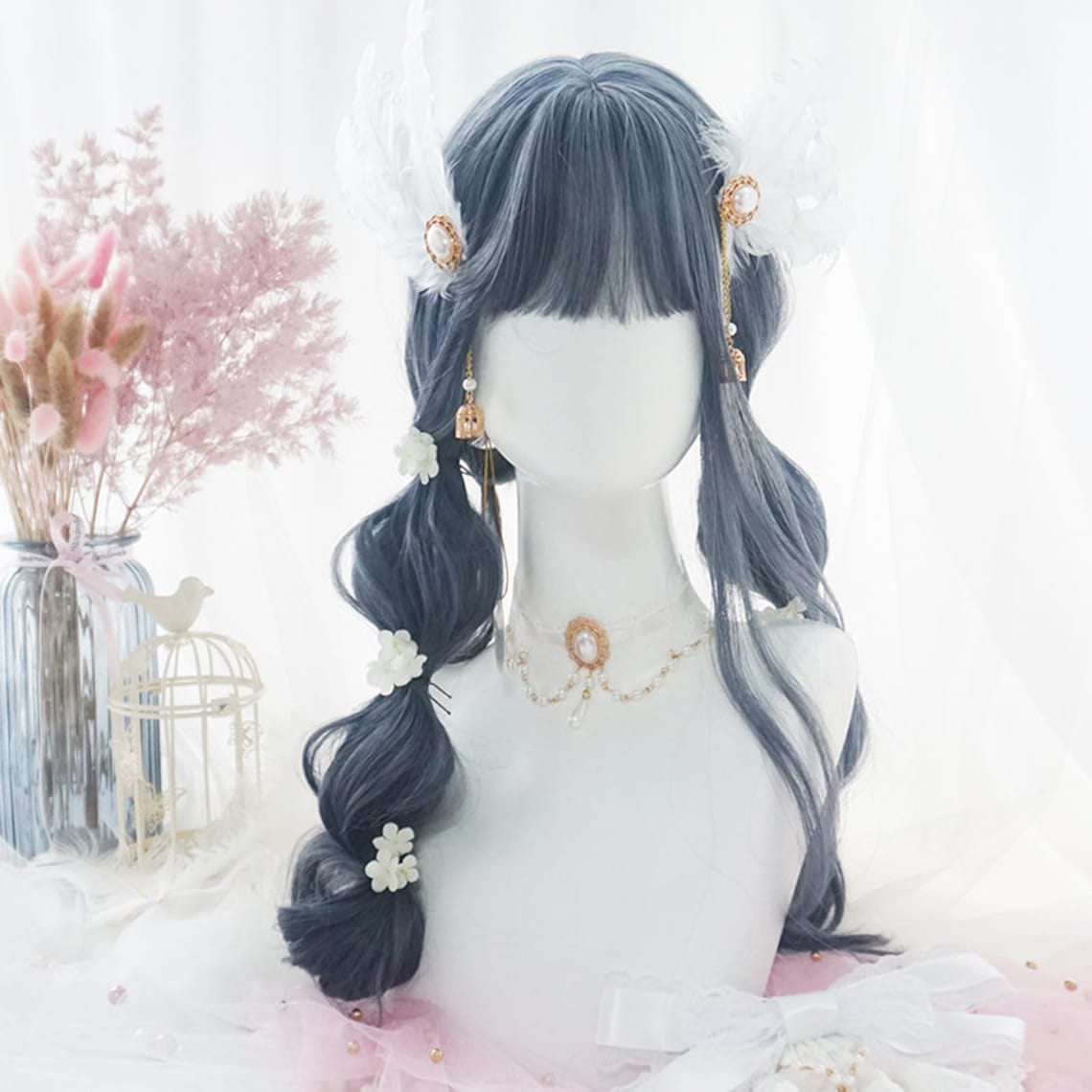 Women Cute Cosplay Wig Japanese Young Lady Style Hair Etsy