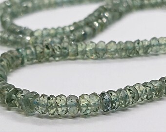 7 St Turmaline Faceted Drop 5x3mm.-Strand 20cm