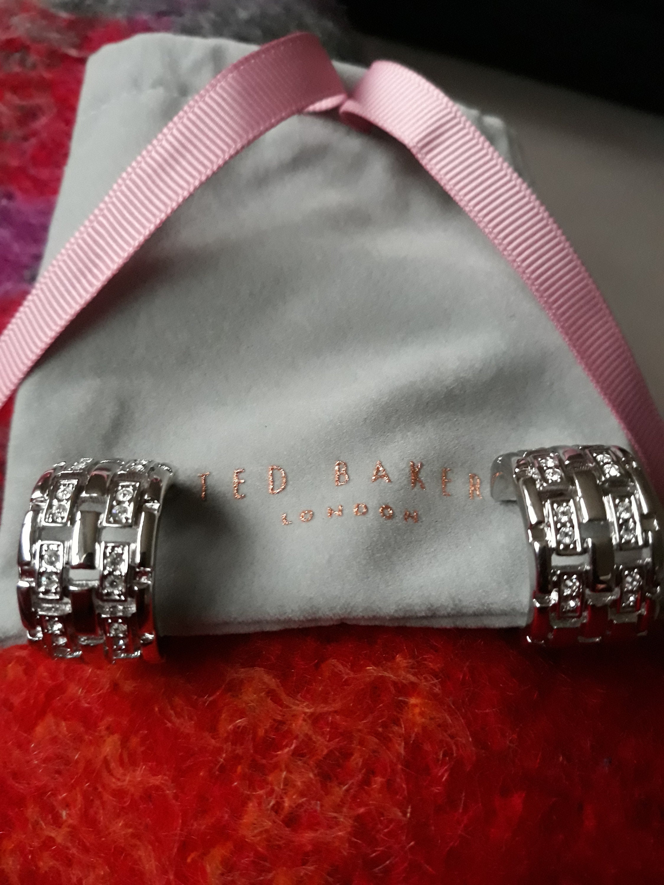 Ted baker shop clip on earrings