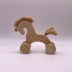 Wooden Ukrainian horse