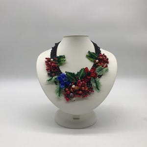 Handmade beaded necklace