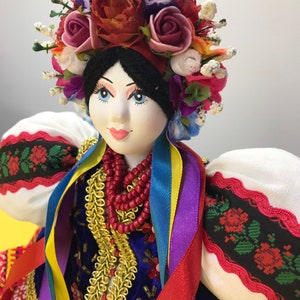 Ukrainian Doll on a Teapot - Etsy