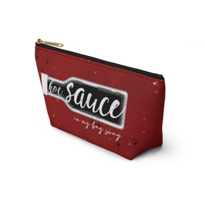 Hot Sauce Travel/Accessory Pouch w T-bottom image 4