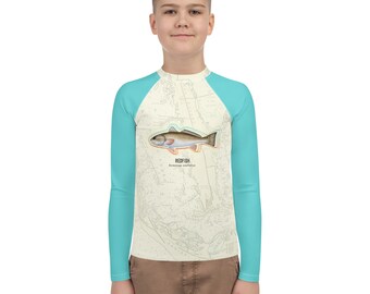 Youth Redfish UPF Fishing Shirt