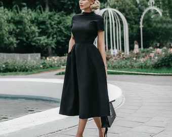 Elegant Black Dress Etsy