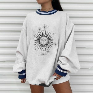 womens oversized black sweatshirt