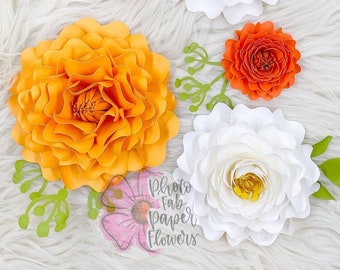 Wendy Mini Paper Flower Digital File / PNG / SVG / PDF / dxf / ramo de flores de papel / flor de papel / pequeñas flores de papel / flores de boda