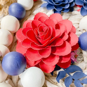 Template 6 Mini Paper Flower Digital File | PNG | SVG | DXF | pdf |  paper flower bouquet | paper flower | small paper flowers | wedding