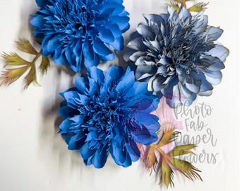 Template 18 Mini Flower Digital File | PNG | SVG | paper flower tutorial | paper flower | small paper flowers | flower template