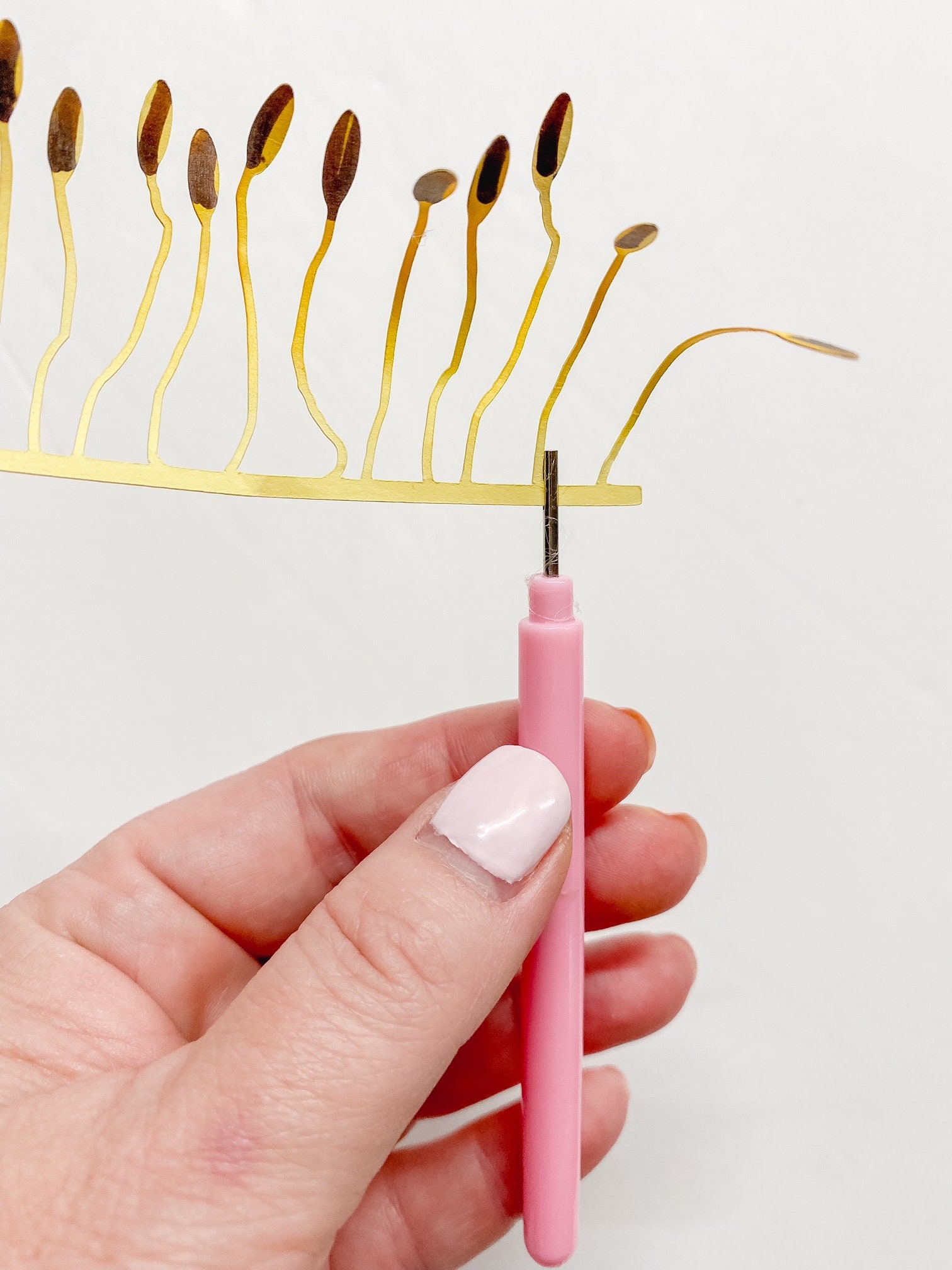 Slotted Quilling Tool Paper Flower Center Tool Paper Etsy