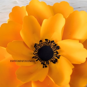 Paper Flower Template 2 Digital File | pdf/SVG/PNG/DXF | paper flower backdrop | giant paper flower | large paper flowers