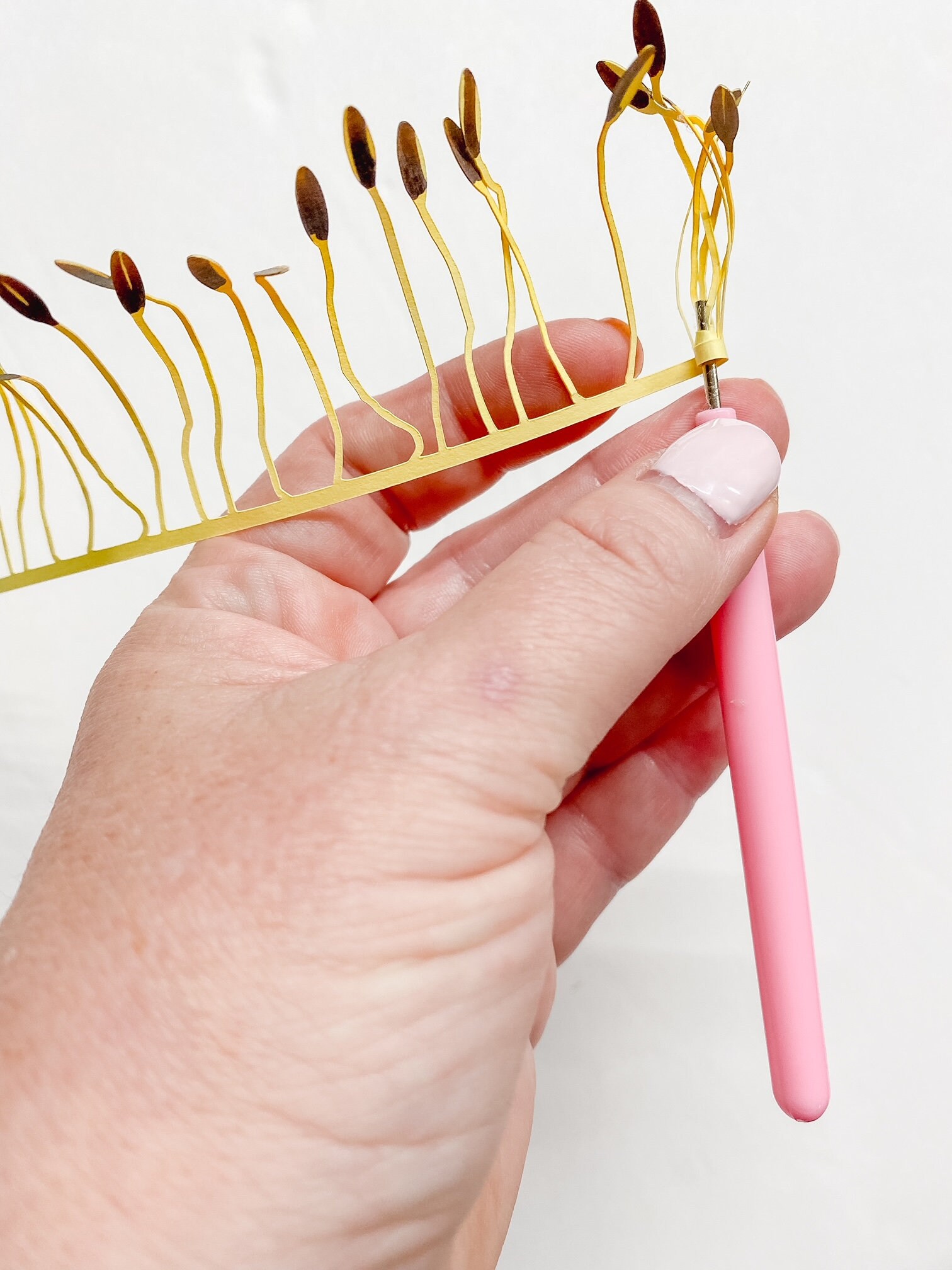 Slotted Quilling Tool Paper Flower Center Tool Paper Etsy