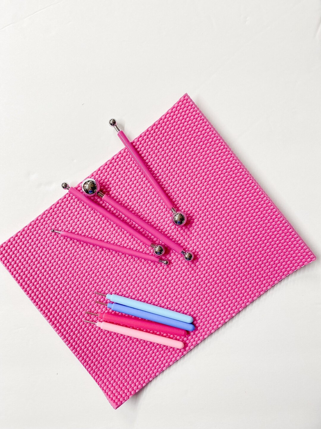 Mini Paper Flower Starter Kit 2 Metal Ball Stylus Paper Flower Tools