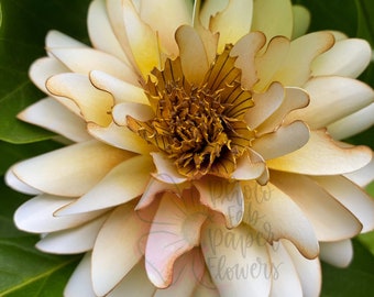 Template 10 Mini Paper Flower Digital File | PNG | SVG | paper flower tutorial | paper flower | small paper flowers | template