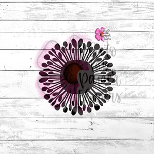 Paper Flower Center 1 Digitale Datei | SVG | PNG | dxf | Blumenmitte | Cricut Schneidedateien | Große Blumen center | Blumen-Mittelschablone