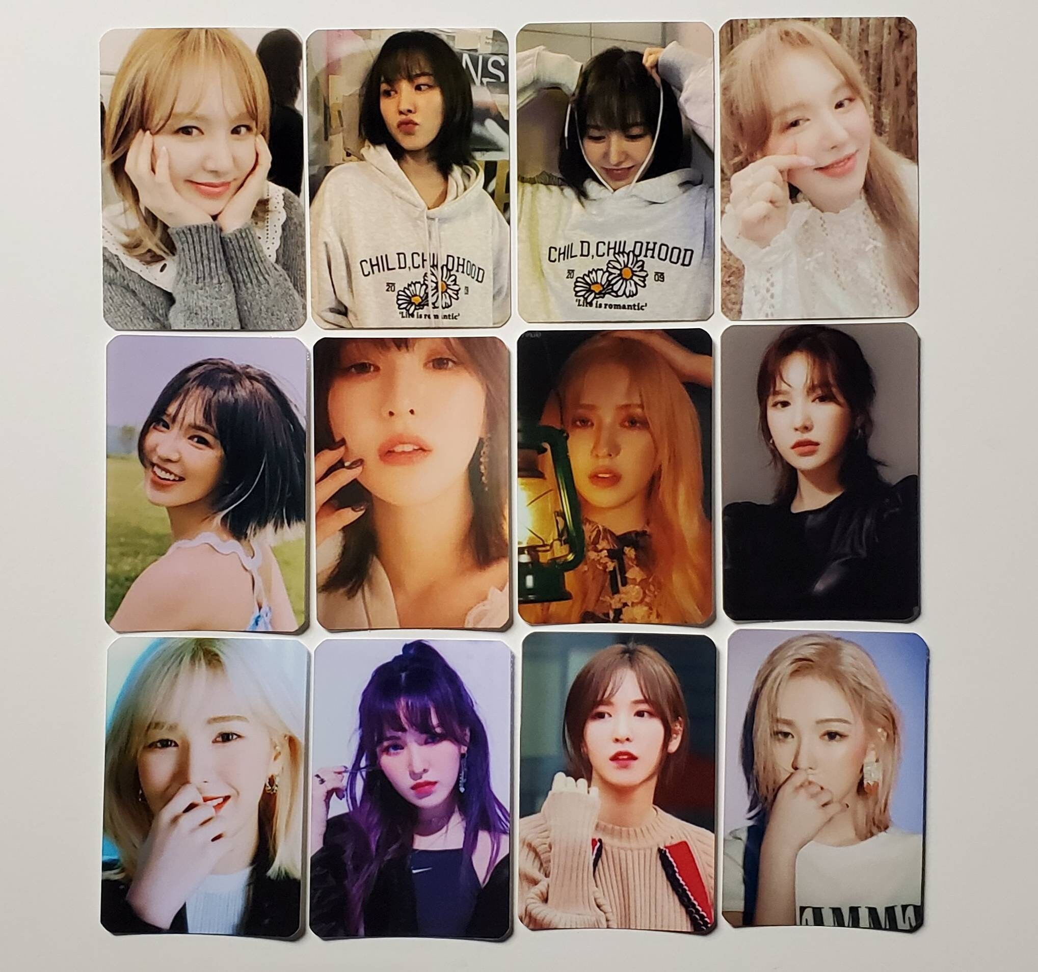 Red Velvet Wendy Photocards Set of 12 Etsy