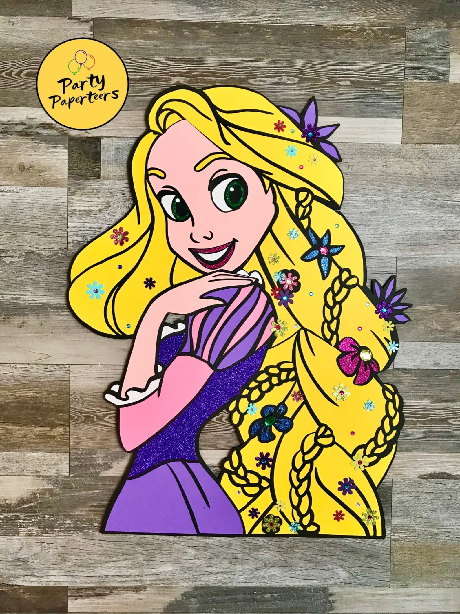 Tangled Rapunzel Flower Braid Prop Rapunzel Princess Party | Etsy