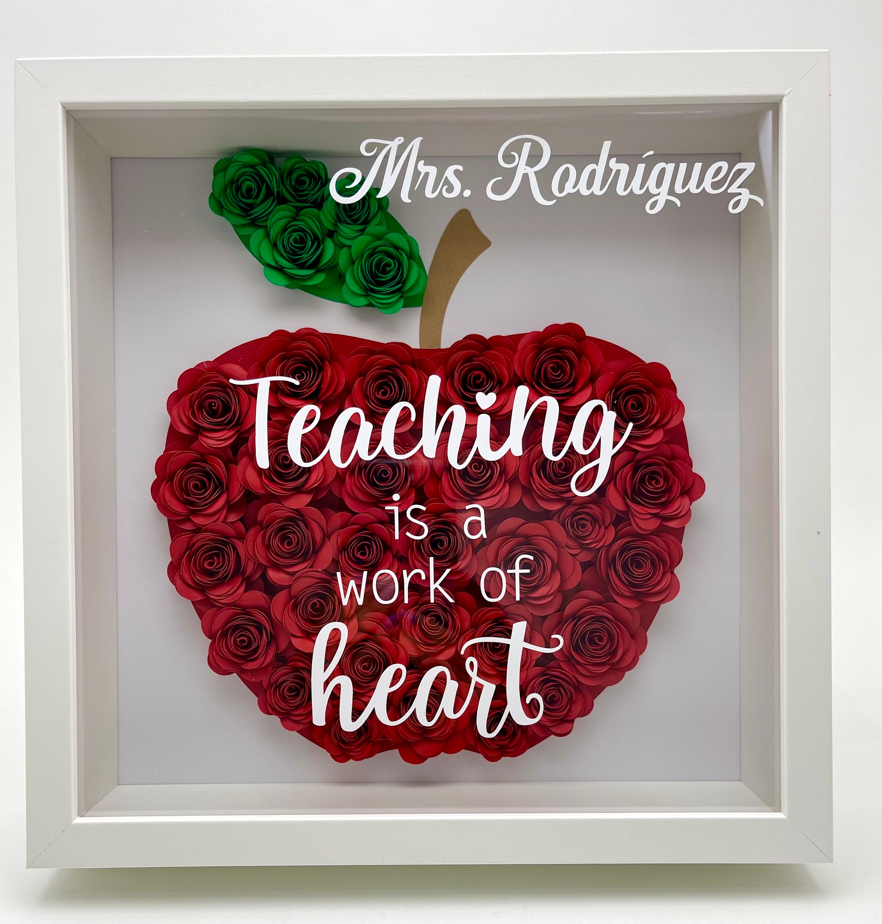 Apple Shadow Box. - Etsy