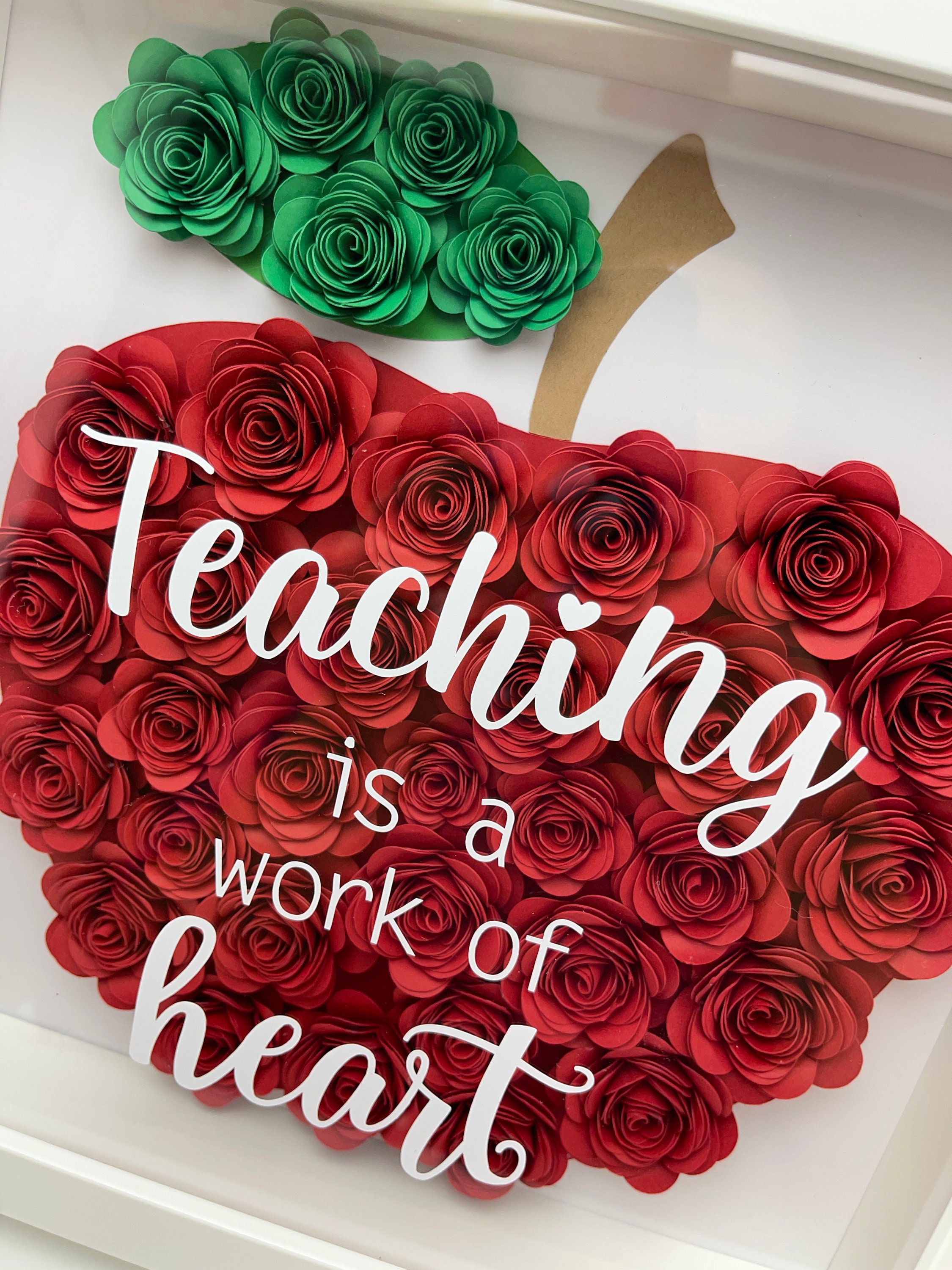 Apple Shadow Box. - Etsy