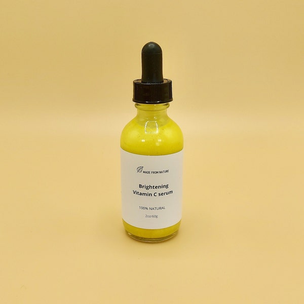 Brightening Vitamin C Serum with Licorice & Turmeric Facial Serum Natural Acne Treatment Hyaluronic Acid Skin Moisturizer