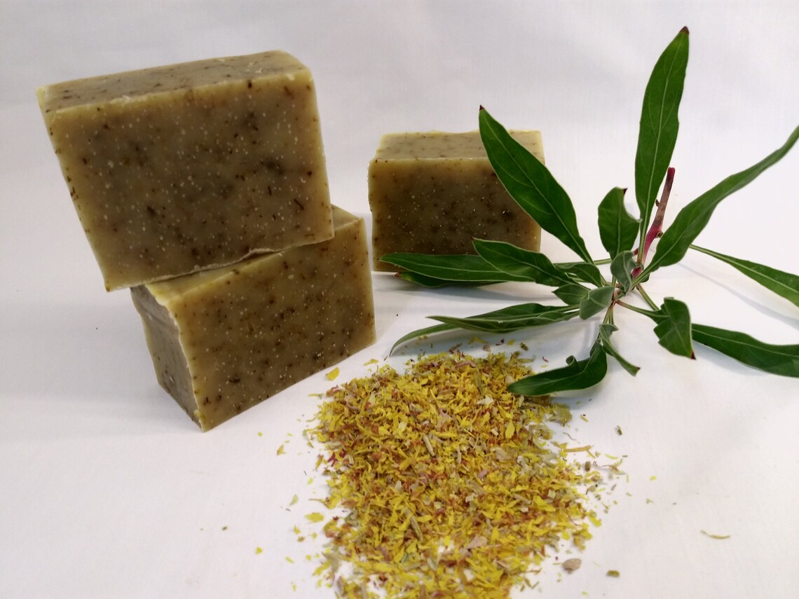 Evening Primrose Neem Oil Soap Bar Moisturizing Handmade Etsy