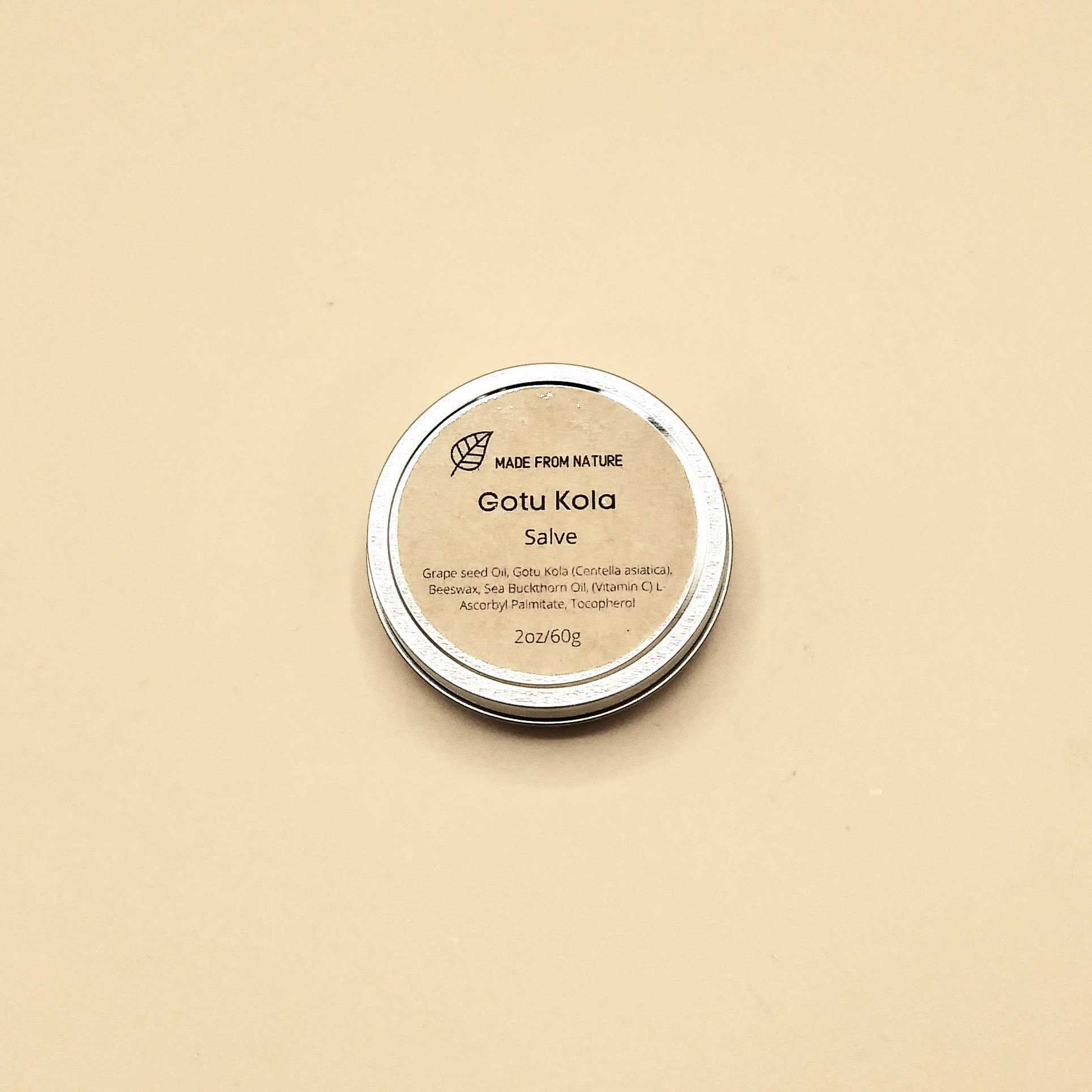 Gotu Kola Salve Scars & Stretch Marks Cream Centella Balm Natural Acne