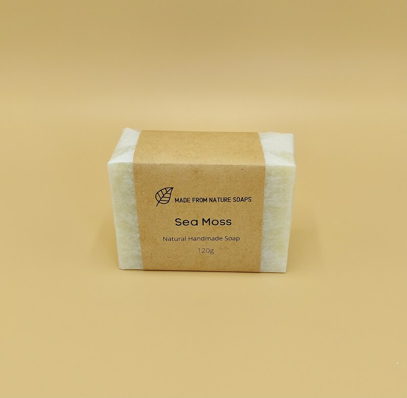 Sea Moss Soap Bar Natural Unscented Soap for Sensitive Skin Facial