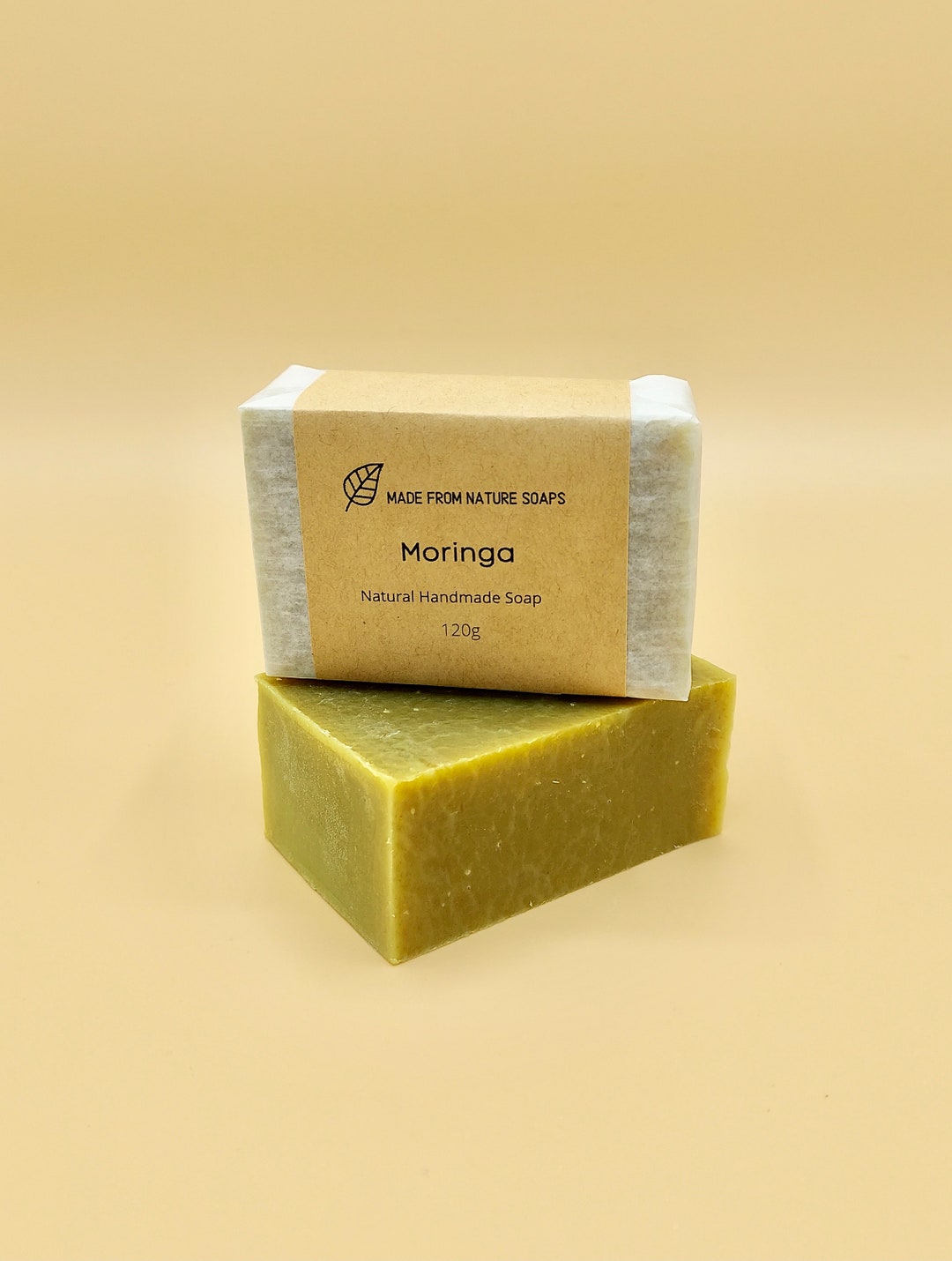 Moringa Soap Bar Moisturizing Soap Vegan Handmade Soap Natural Etsy