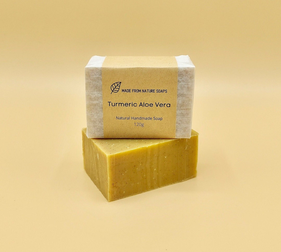 Turmeric Aloe Vera Soap Natural Soap Moisturizing Face & Body Wash