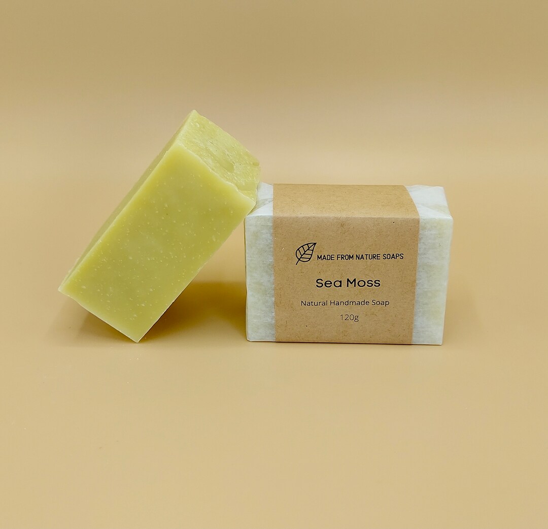 Sea Moss Soap Bar Natural Unscented Soap for Sensitive Skin Facial